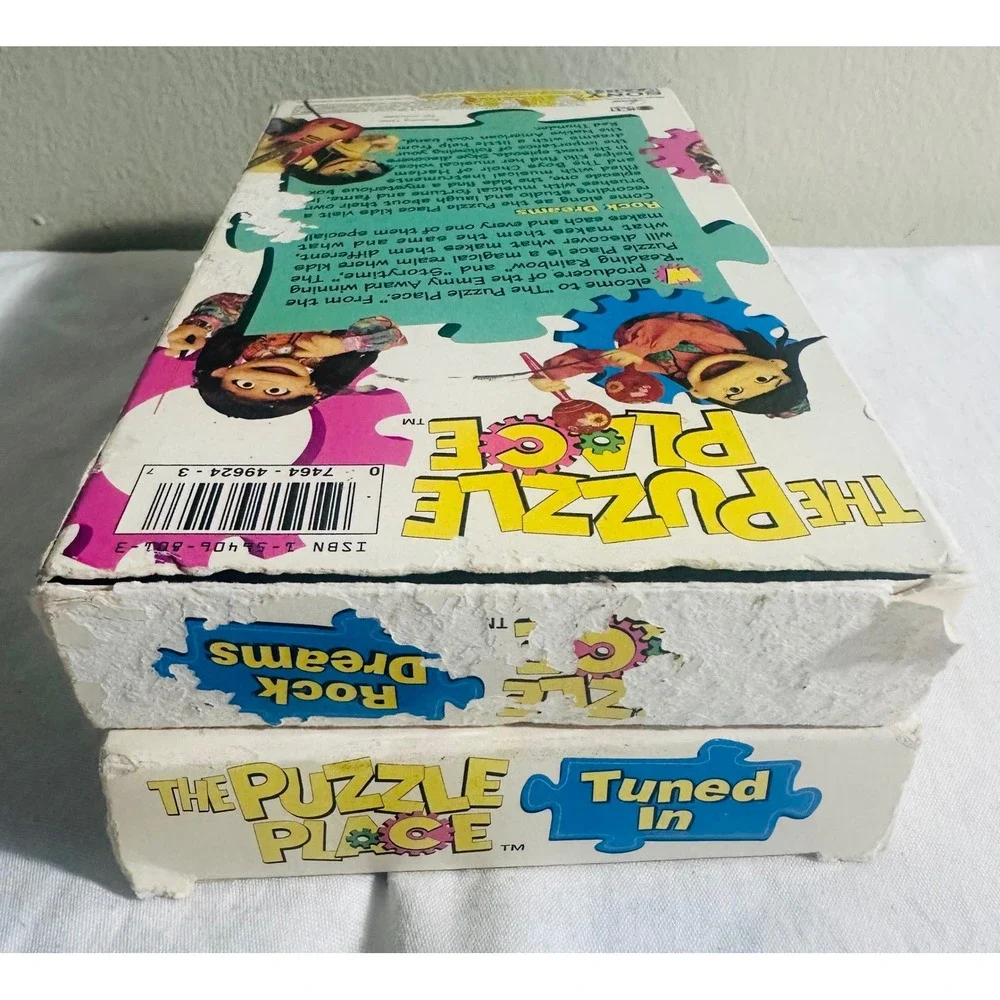 The Puzzle Place VHS Lot 2 Tuned In Rock Dreams 1995 Sony Wonder Rare PBS Kids